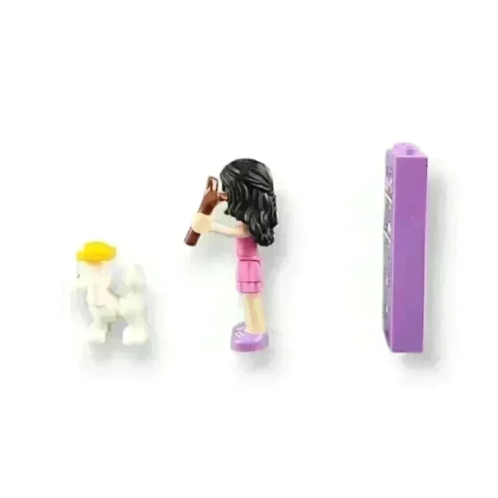 Lego Friends Doggy Day Care 41691 Emma Minifigure frnd357 & Poodle Dog 11575pb04 - Picture 2 of 6